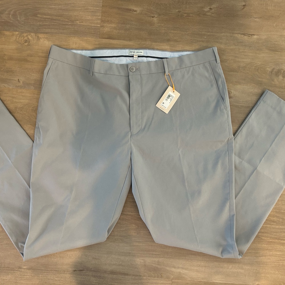 Peter Millar Light Gray Trousers 42/34